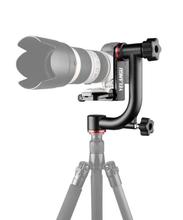 YELANGU  A201 360 Degree Horizontal Gimbal Tripod Head for DV and SLR Cameras, A201