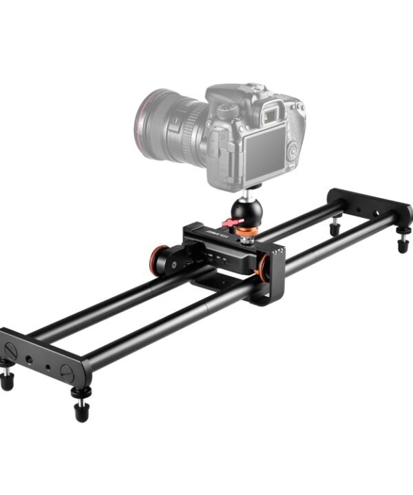 YELANGU L4X-60ET 60cm Splicing Slide Rail Track + Trolley Rail Buckle with Ballhead for SLR Cameras / Video Cameras, L4X-60ET 60cm