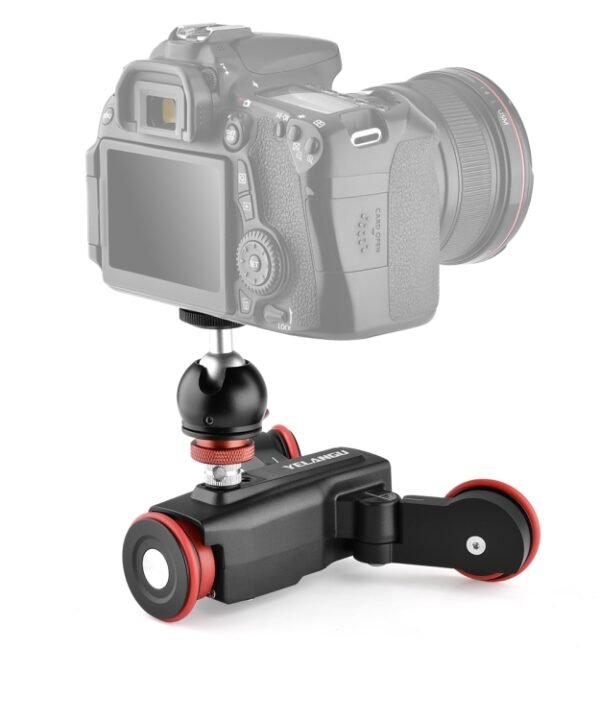 YELANGU L5 Electric Track Slider 3-Wheel Rolling Dolly Car, Load: 3kg, L5 Dolly Car