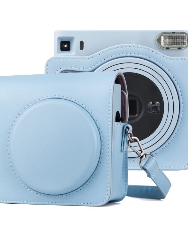 Full Body PU Leather Case Camera  Bag with Strap for FUJIFILM instax Square SQ1