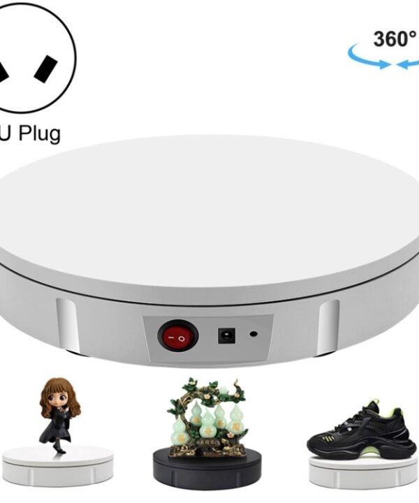 22cm Electric Rotating Display Stand Video Shooting Props Turntable, Load: 50kg, AU Plug, 22cm, AU Plug