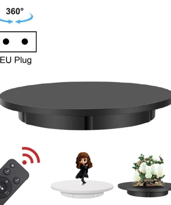 60cm Electric Rotating Display Stand Props Turntable, Load: 100kg, Plug-in Power, EU Plug, 60cm, EU Plug