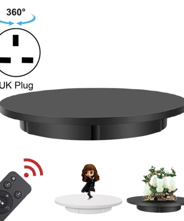 60cm Electric Rotating Display Stand Props Turntable, Load: 100kg, Plug-in Power, UK Plug, 60cm, UK Plug