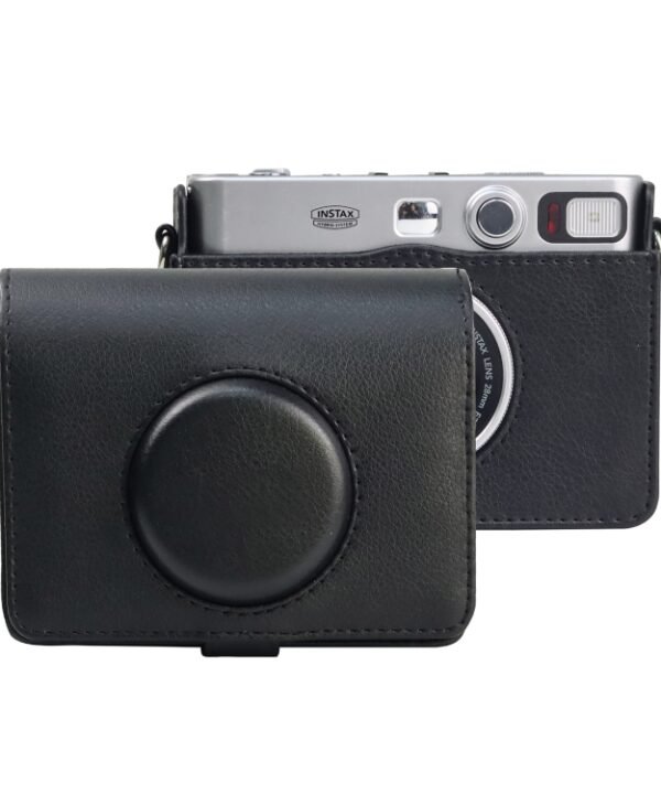 Retro Full Body Camera PU Leather Case Bag with Strap for FUJIFILM instax mini Evo, For FUJIFILM instax mini Evo Retro
