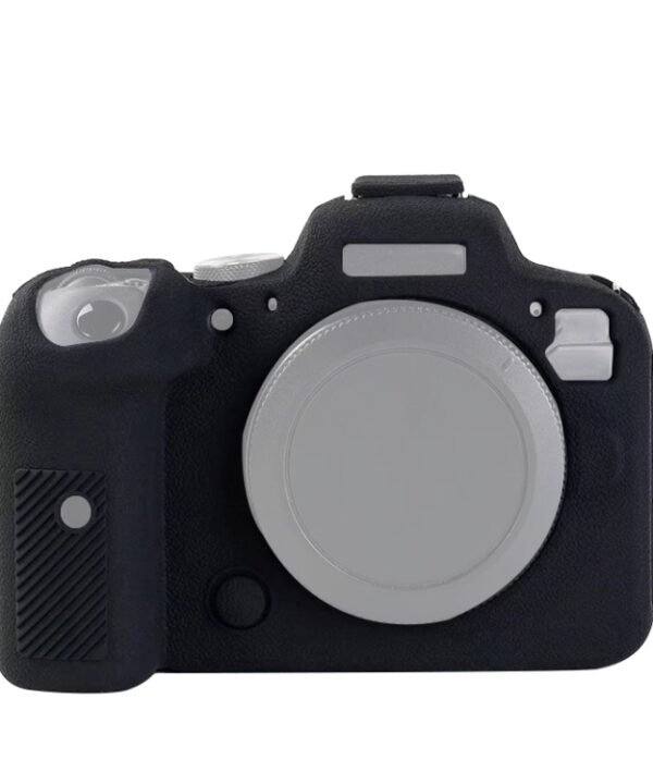 For Canon EOS R6 Litchi Texure Soft Silicone Case, For Canon EOS R6