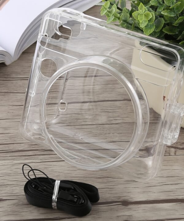 Protective Crystal Shell Case with Strap for FUJIFILM instax SQUARE SQ6, For FUJIFILM instax SQ6