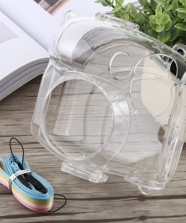 Protective Crystal Shell Case with Strap for FUJIFILM instax mini 7S, For FUJIFILM instax mini 7S