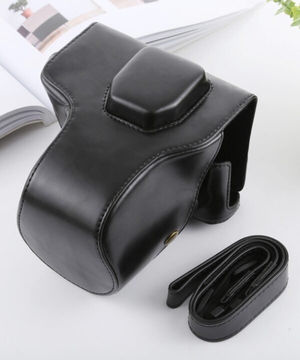 Full Body Camera PU Leather Case Bag with Strap for FUJIFILM X-T3, For FUJI X-T3