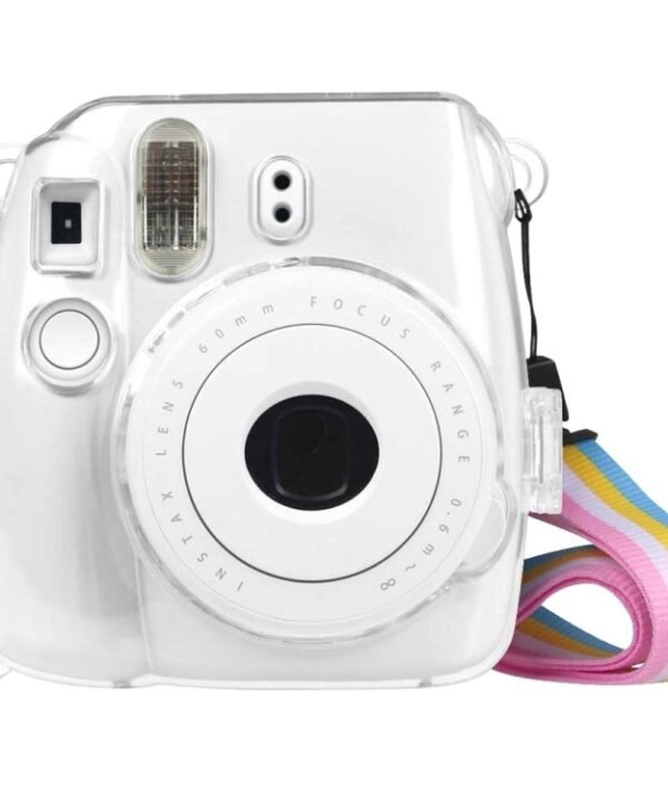 Protective Crystal Shell Case with Strap for FUJIFILM instax mini 9 / mini 8+ / mini 8, For FUJIFILM instax mini 9