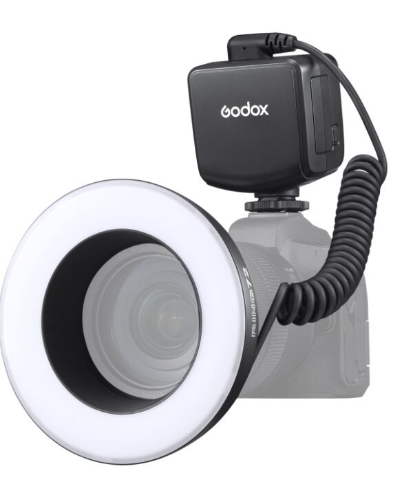 Godox Ring72 Macro Ring 48 LED Flash Light with 8 Different Size Adapter Rings, Ring72