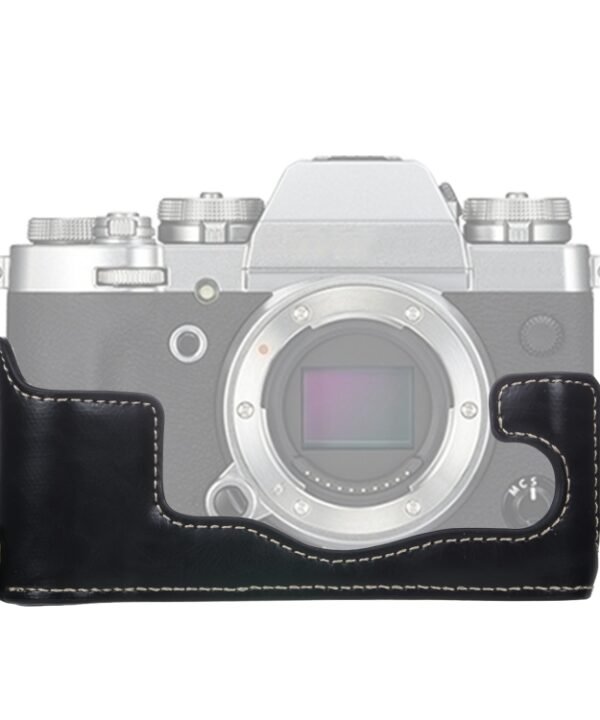 1/4 inch Thread PU Leather Camera Half Case Base for FUJIFILM X-T3/X-T2, For FUJIFILM X-T3