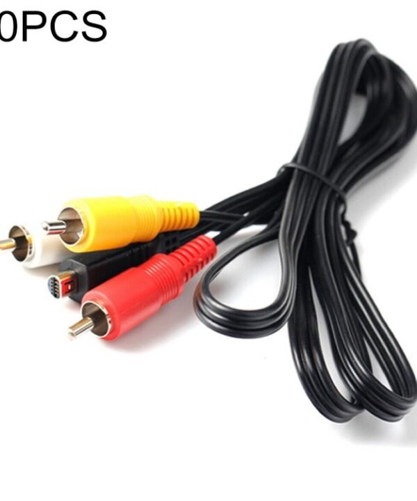 10pcs 10 Pin AV Video Camera Cable for Sony VMC-15FS