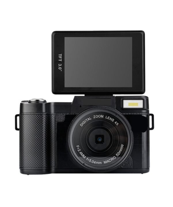 R2 2.7K Vlog Camera 4X Zoom Digital Camera with 3.0 inch Flip Screen