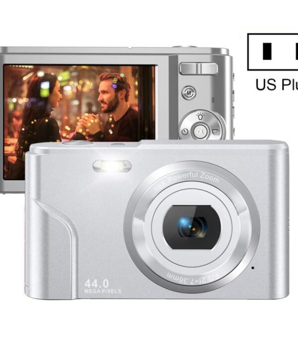 DC302 2.88 inch 44MP 16X Zoom 2.7K Full HD Digital Camera Children Card Camera, US Plug, DC302, US Plug