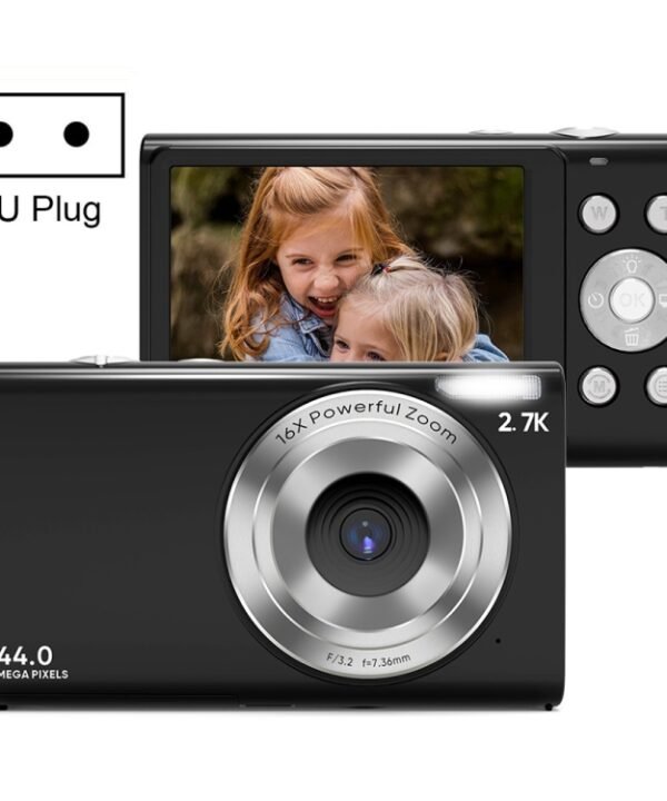 DC402 2.4 inch 44MP 16X Zoom 1080P Full HD Digital Camera Children Card Camera, EU Plug, EU Plug
