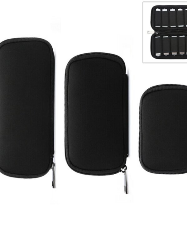 3 in 1 Neoprene U Disk Storage Bag Cover, 3 in 1