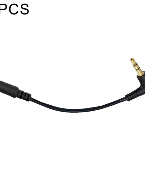 5 PCS 13cm Elbow 3.5mm Audio Male to Female PC Camera Microphone Adapter Cable, Elbow 3.5mm