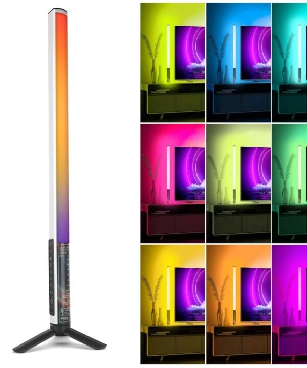 LUXCeO Mood1 50cm RGB Colorful Atmosphere Rhythm LED Stick Handheld Video Photo Fill Light, No Tripod