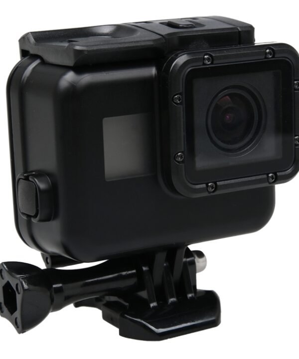 2 in 1 for GoPro HERO6 /5 Touch Screen Back Cover + 45m Waterproof Housing Protective Case(Need to Disassemble Lens When Installed) with Buckle Basic Mount & Lead Screw, Need to Disassemble Lens
