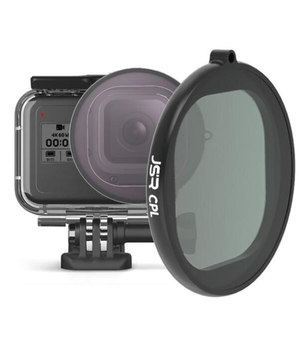 JSR Round Housing CPL Lens Filter for GoPro HERO8 Black