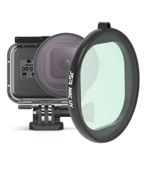 JSR Round Housing UV Lens Filter for GoPro HERO8 Black