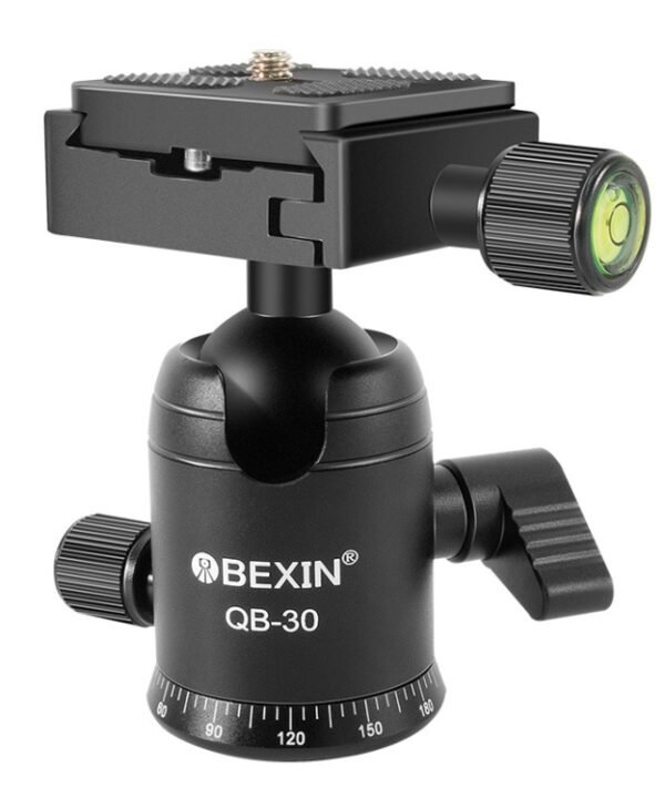BEIXIN QB-30  360 Degree Rotation Panorama Metal Ball Head with Quick Release Plate