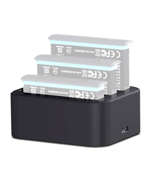 For Insta360 X3 / One X2 Tri-Slot Batteries Fast Charger, For Insta360 X3 / One X2 Tri-Slot Batteries