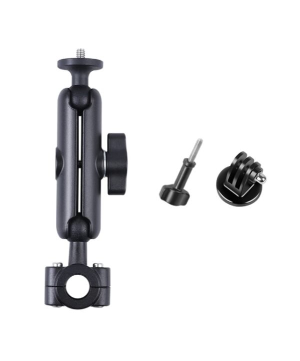 21mm Ballhead Car Front Seat Handlebar Fixed Mount Holder with Tripod Adapter & Screw for GoPro, Insta360, DJI and Other Action Cameras