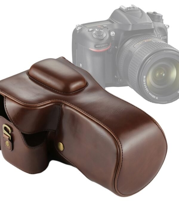 Full Body Camera PU Leather Case Bag for Nikon D7200 / D7100 / D7000 (18-200 / 18-140mm Lens), For D7200
