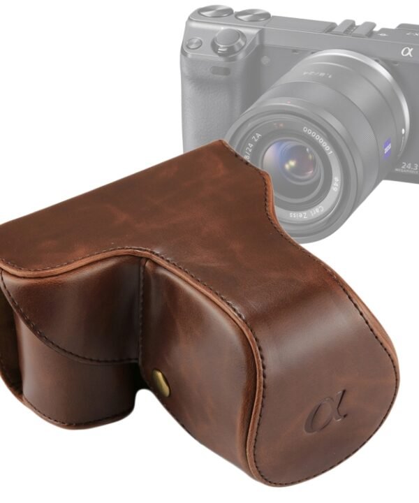 Full Body Camera PU Leather Case Bag with Strap for Sony NEX 7 / F3 (18-55mm Lens), For Sony NEX 7 / F3, For Sony NEX 7