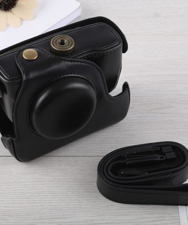 Full Body Camera PU Leather Case Bag with Strap for Canon G16, For G16
