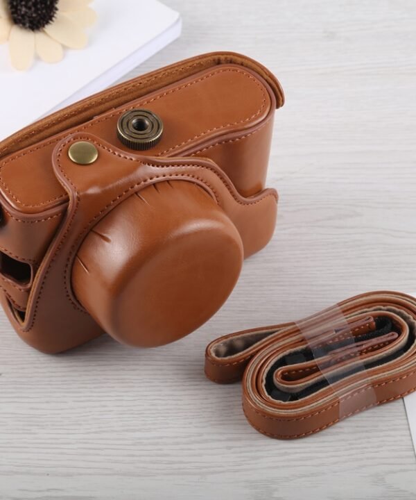 Full Body Camera PU Leather Case Bag with Strap for Fujifilm X100F, For FUJI X100F