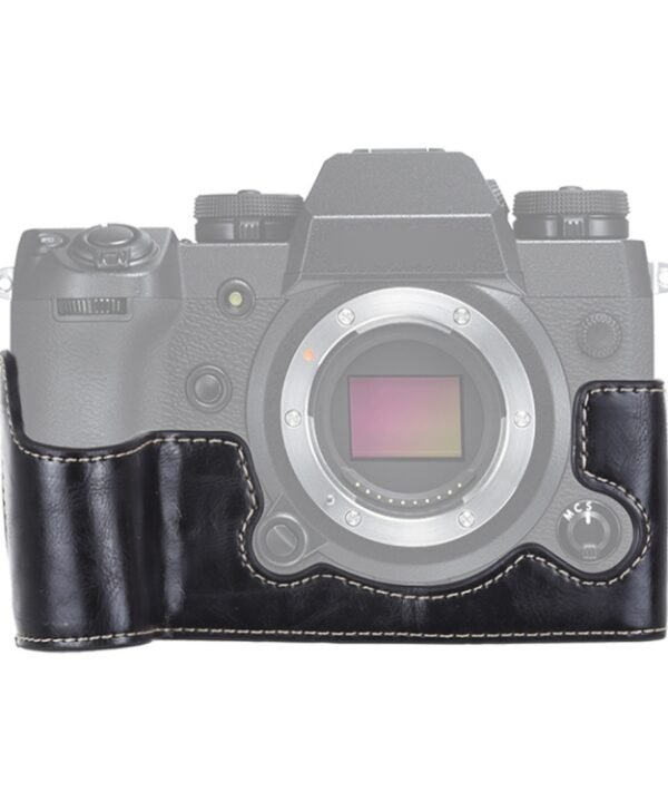 1/4 inch Thread PU Leather Camera Half Case Base for FUJIFILM X-H1, For FUJIFILM X-H1, For FUJIFILM XH1