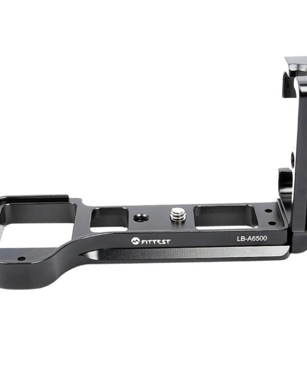 FITTEST LB-A6500 Vertical Shoot Quick Release L Plate Bracket Base Holder for Sony  ILCE-6500 (A6500) Camera Metal Ballhead
