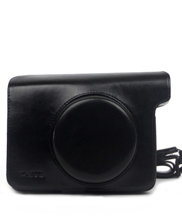 Vintage PU Leather Case Bag for Polaroid W300 Camera, with Adjustable Shoulder Strap, W300