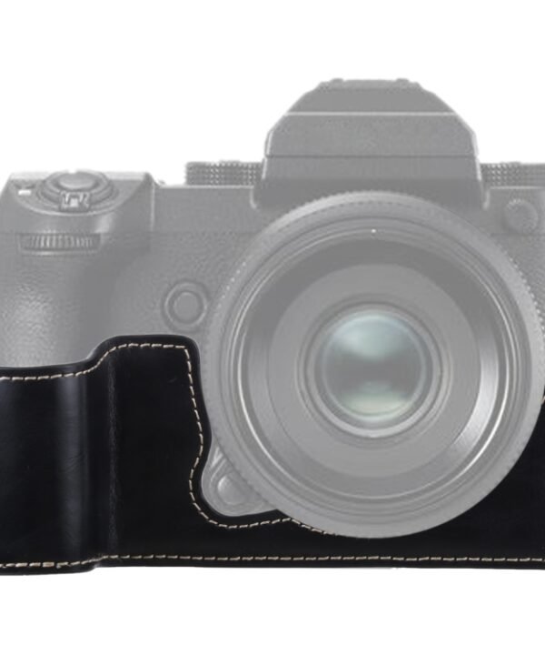 1/4 inch Thread PU Leather Camera Half Case Base for FUJIFILM GFX 50S, For FUJIFILM GFX 50S