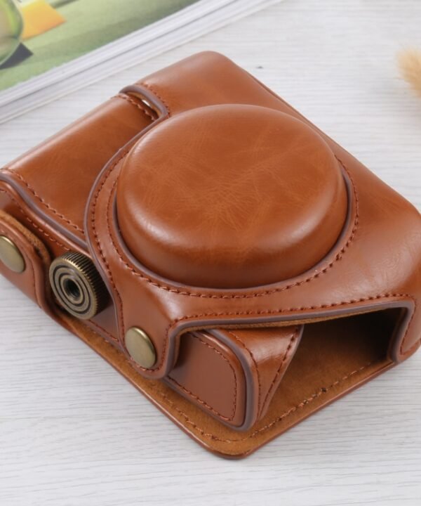 Full Body Camera PU Leather Case Bag for Sony ZV-1, For Sony ZV-1