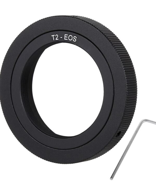 T2-EOS T2 Thread Lens to EOS Mount Metal Adapter Stepping Ring