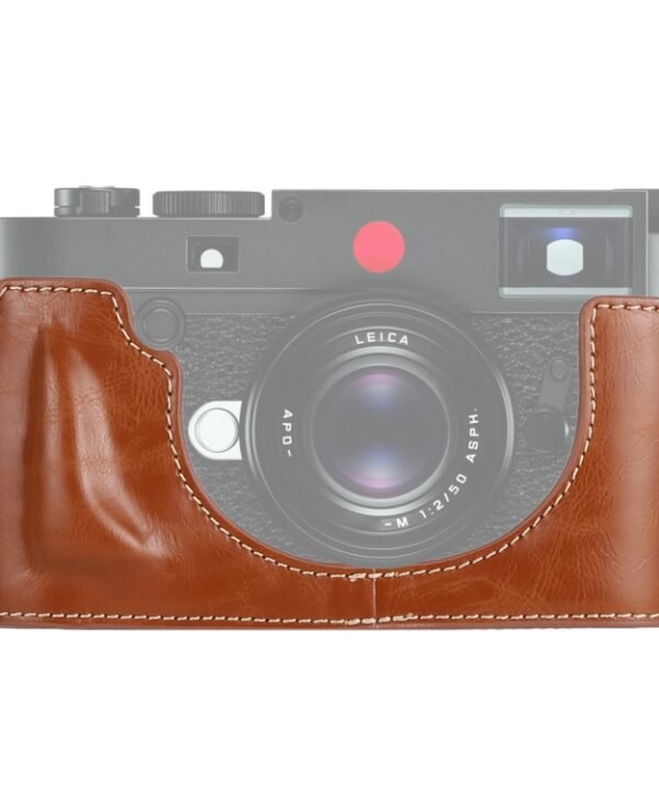 1/4 inch Thread PU Leather Camera Half Case Base for Leica M10, For Leica M10