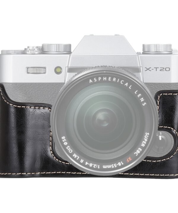 1/4 inch Thread PU Leather Camera Half Case Base for FUJIFILM X-T10 / X-T20, For FUJIFILM XT10, For FUJIFILM  XT10