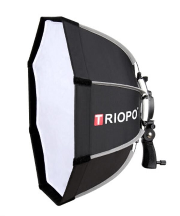 TRIOPO KS55 55cm Speedlite Flash Octagon Parabolic Softbox Diffuser with Bracket Mount Handle