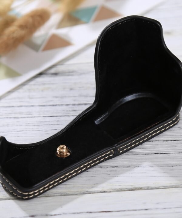 1/4 inch Thread PU Leather Camera Half Case Base for Sony ILCE-5100 / A5100, For Sony A5100