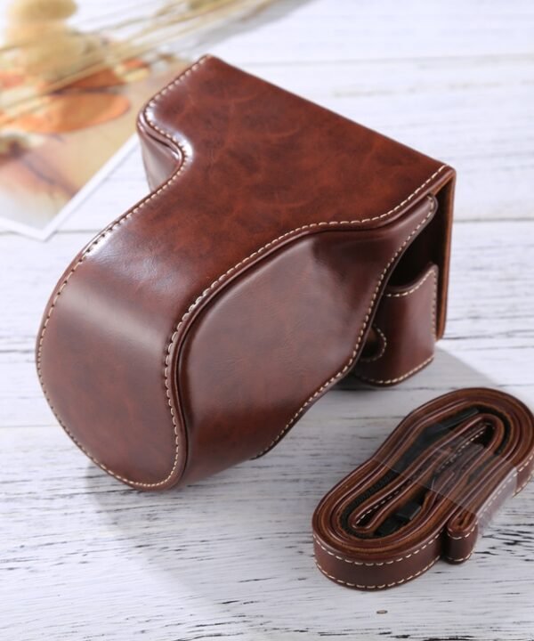 Full Body Camera PU Leather Case Bag with Strap for FUJIFILM X-A3 / X-A2/ X-M1 / X-A10 (16-50mm / 18-55mm / XF 35mm Lens), For FUJI X-A3