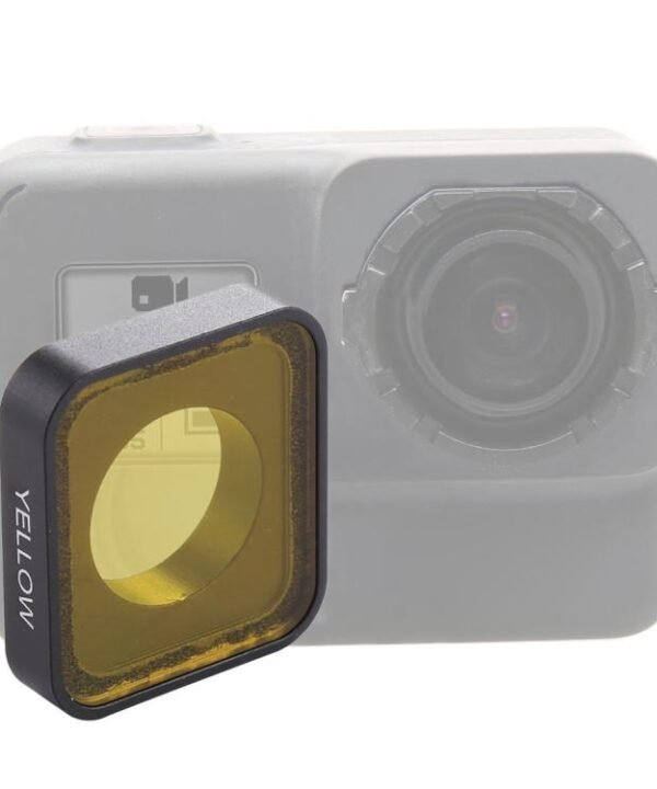 Snap-on Color Lens Filter for GoPro HERO6 /5, Yellow Color, Red Color