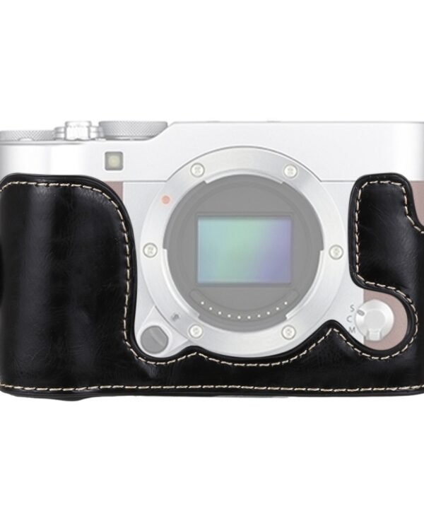 1/4 inch Thread PU Leather Camera Half Case Base for FUJIFILM X-A3 / X-A10, For FUJIFILM XA3