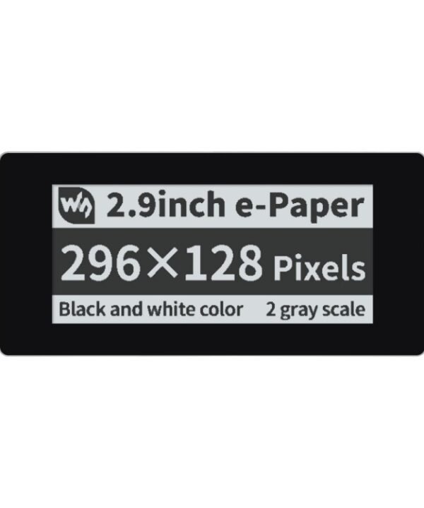 Waveshare 2.9 inch 296 x 128 Pixel Touch Black / White e-Paper Module for Raspberry Pi Pico, SPI Interface