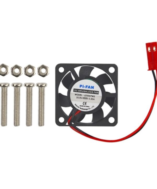 DC 5V 0.2A Mini Computer Case Cooler Cooling Fan with Screws Parts for Raspberry Pi 3B / 2B / B+, Size: 30x30x8mm