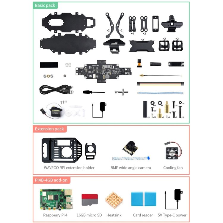 Waveshare WAVEGO 12-DOF Bionic Dog-Like Robot, Basic Version, Basic Version - Image 5