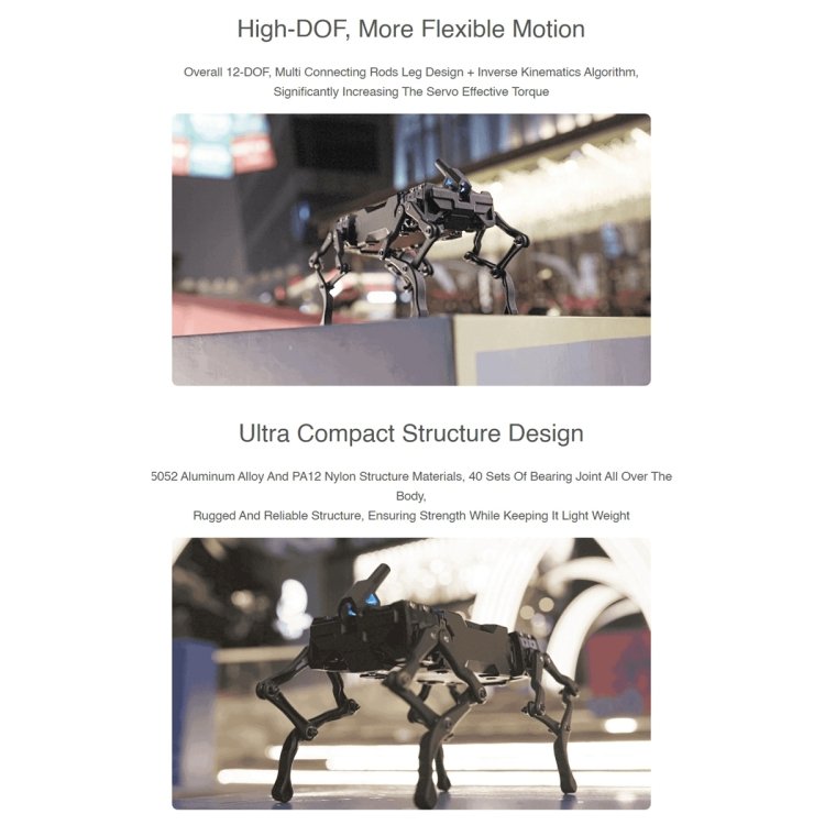 Waveshare WAVEGO 12-DOF Bionic Dog-Like Robot, Basic Version, Basic Version - Image 7