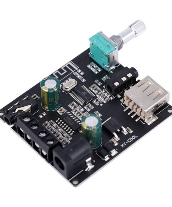 50W MP3 Stereo Audio Digital Power Amplifier Board Bluetooth Amplifier Module, without Shell